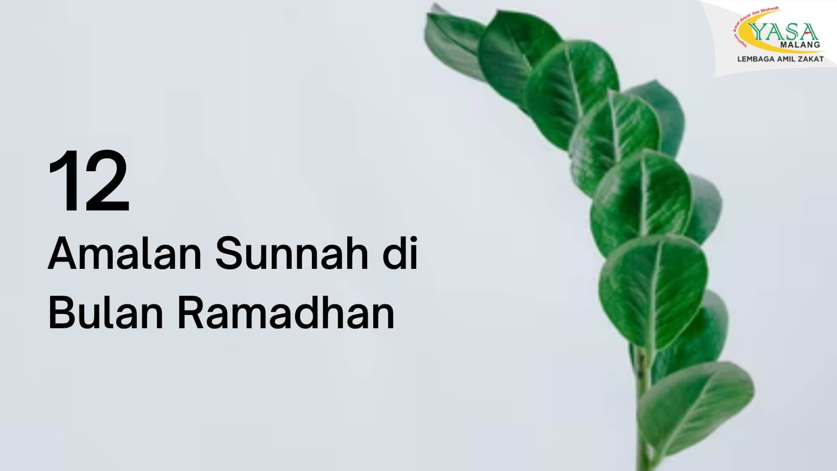 Amalan Sunnah di Bulan Ramadhan