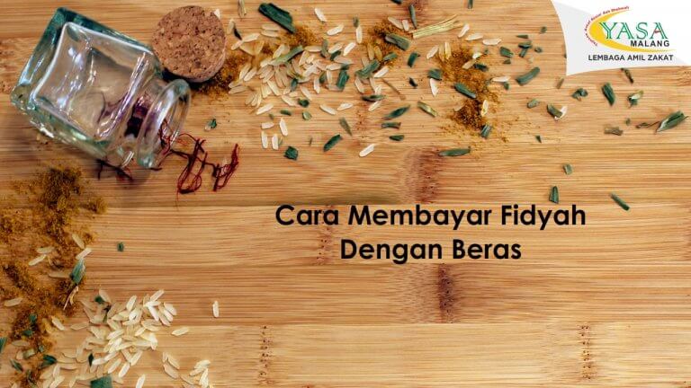 membayar fidyah dengan beras