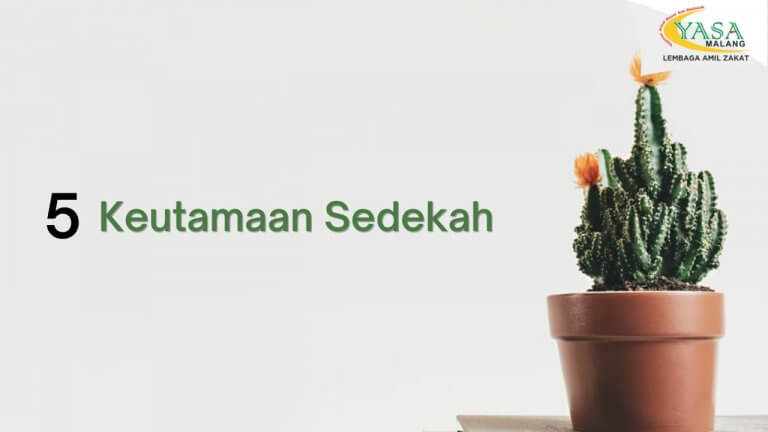 5 Keutamaan Sedekah