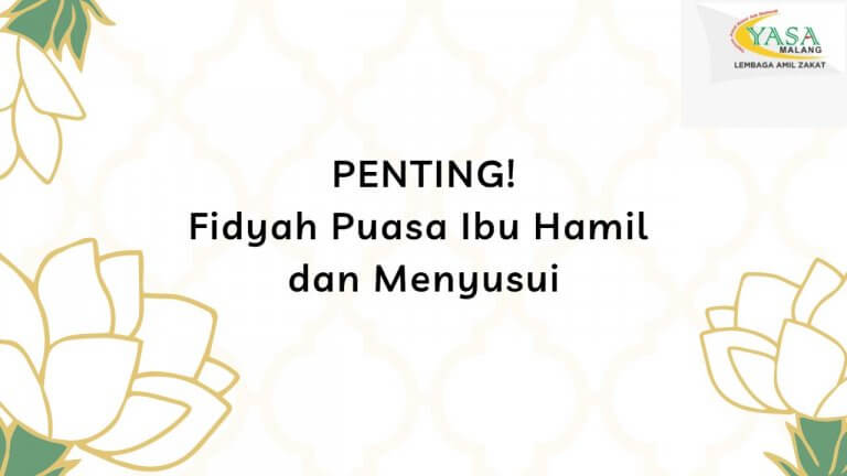 PENTING! Fidyah Puasa Ibu Hamil dan Menyusui