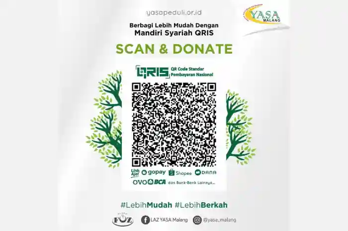 Sedekah QRIS - www.yasapeduli.org