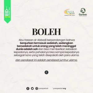 Bolehkah Berqurban Untuk Si Mayit? 2 mayit