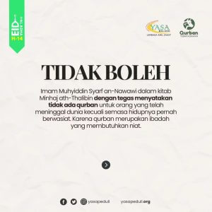 Bolehkah Berqurban Untuk Si Mayit? 1 mayit