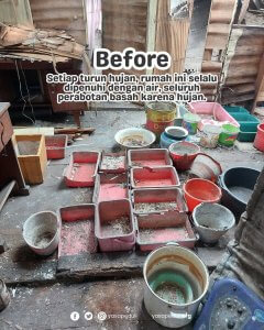semua perabotan basah