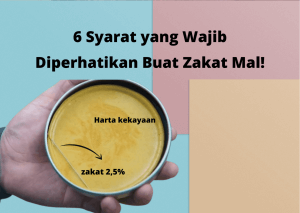 Syarat Zakat Mal 2,5%